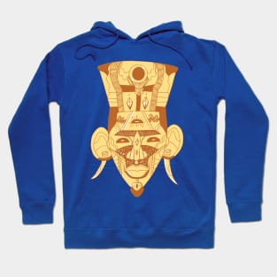 Terracotta African Mask 6 Hoodie